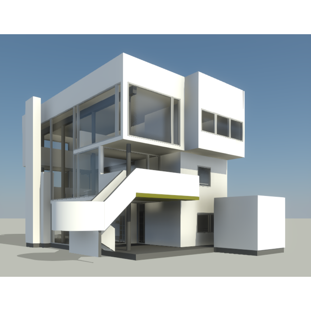 Richard Meier Smith House – BIM REVIT